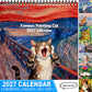 AD 2027 Funny animals Wall Calendar【Buy More Save More】