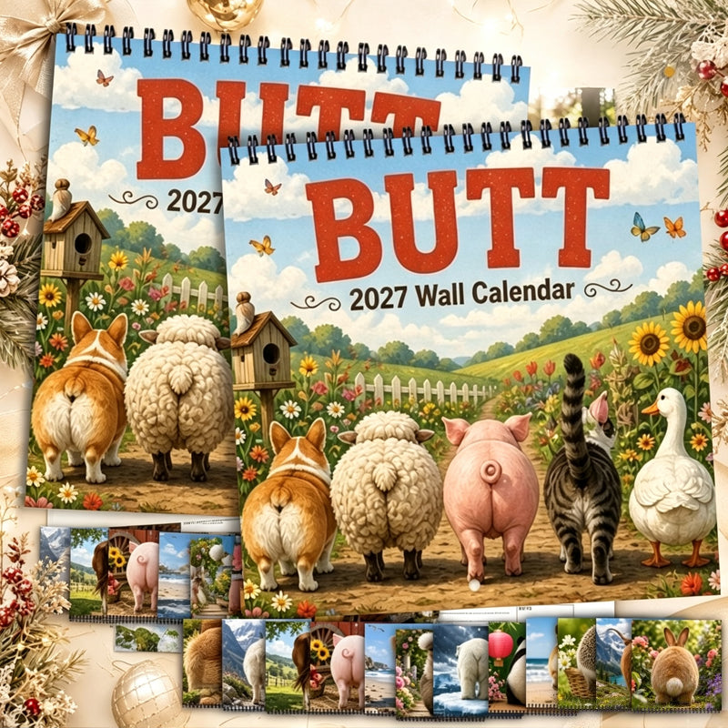 AD 2027 Funny animals Wall Calendar【Buy More Save More】