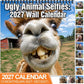 AD 2027 Funny animals Wall Calendar【Buy More Save More】