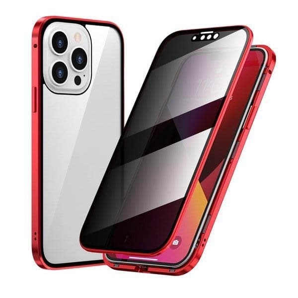 🎁Hot Sale 50% OFF⏳Magnetic iPhone case with privacy glass and metal