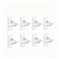 Heavy-Duty Self-Adhesive Rod Support Brackets