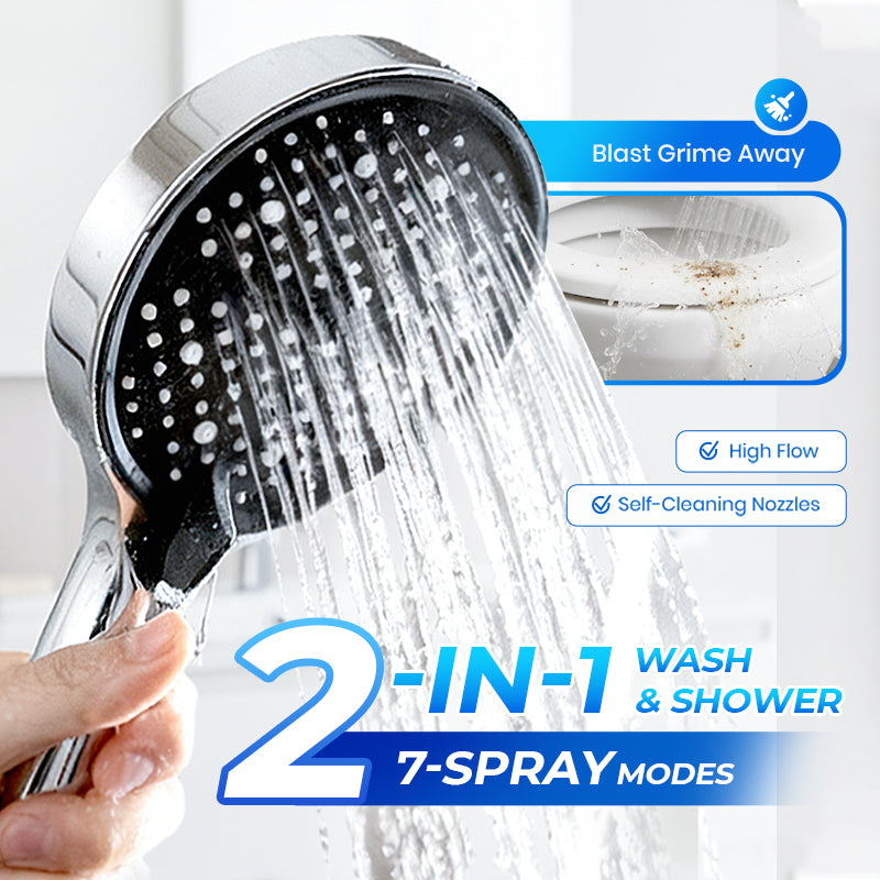 ⏰ LIMITED TIME OFFER 🚿Adjustable High-Pressure Rain Shower💧Saves 38% water, high pressure without wastage