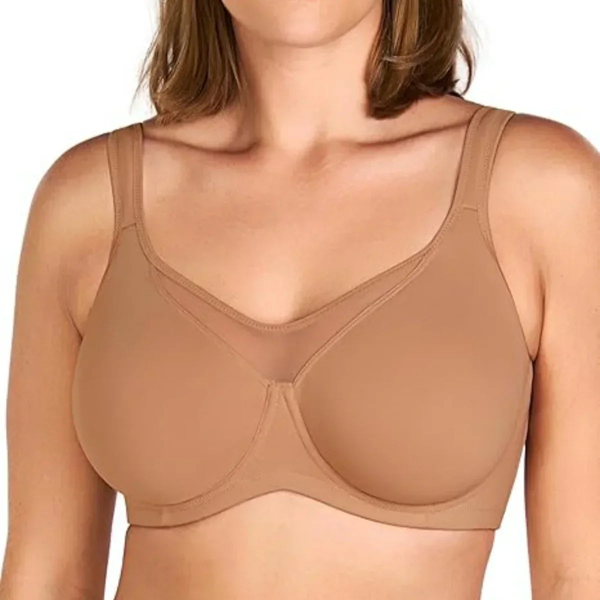 🏆 Last Day Special Price £7.99!💐Women's Elegant Sheer Full Coverage Plus Size Bra