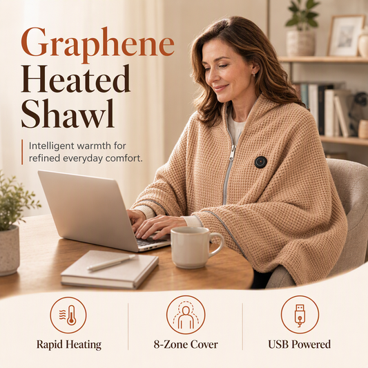 🔥50% OFF! ❄️ Stay Warm All Winter — Portable Electric Heated Blanket Shawl