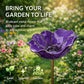 💖🎁 Mother's Day gifts for 2026 with 40% off 🎁Handcrafted metal garden stake featuring a flower and a bird 🐦