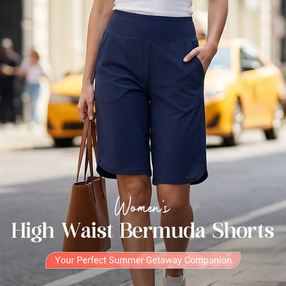 ⏰Last Day Sale 47% OFF🔥Women's High-Waist Yoga Shorts with Pockets