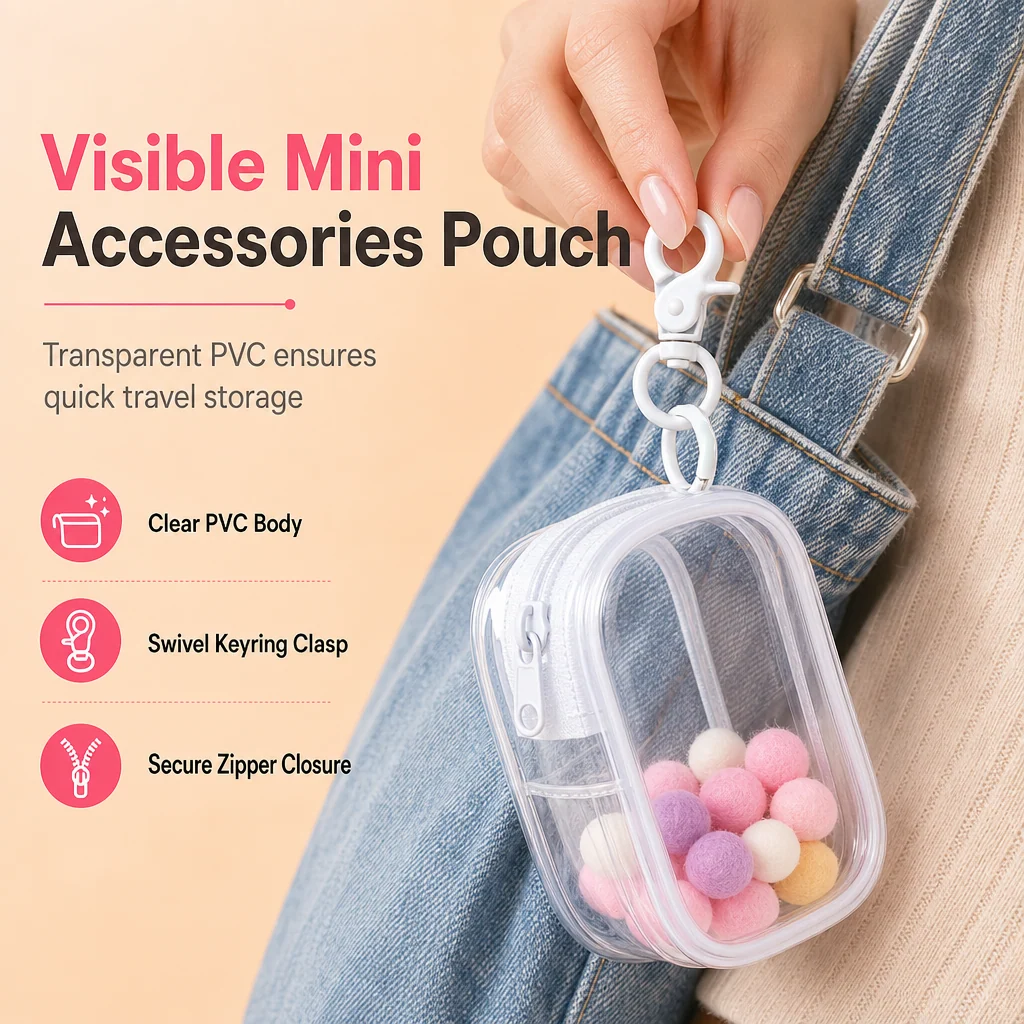 Spot Any Cable Instantly! No-Dig Clear Clip-On Pouch