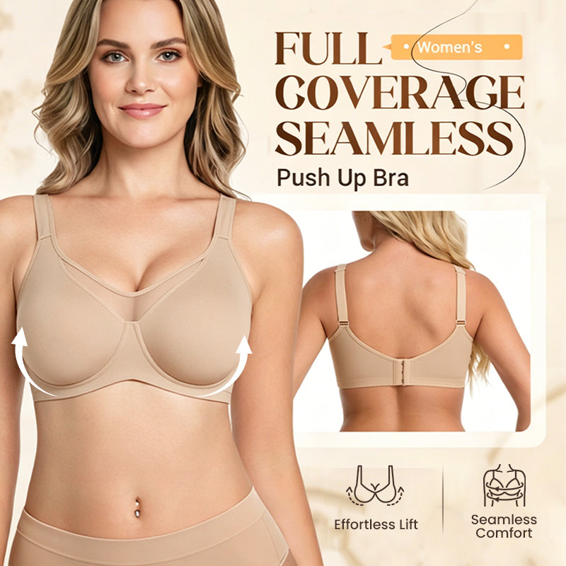 🏆 Last Day Special Price £7.99!💐Women's Elegant Sheer Full Coverage Plus Size Bra
