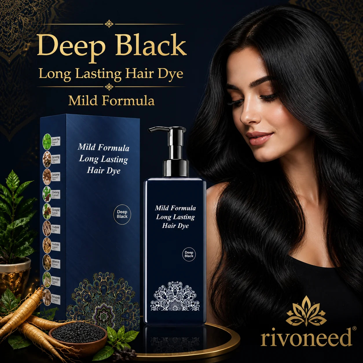 Mild Formula Long Lasting Hair Dye