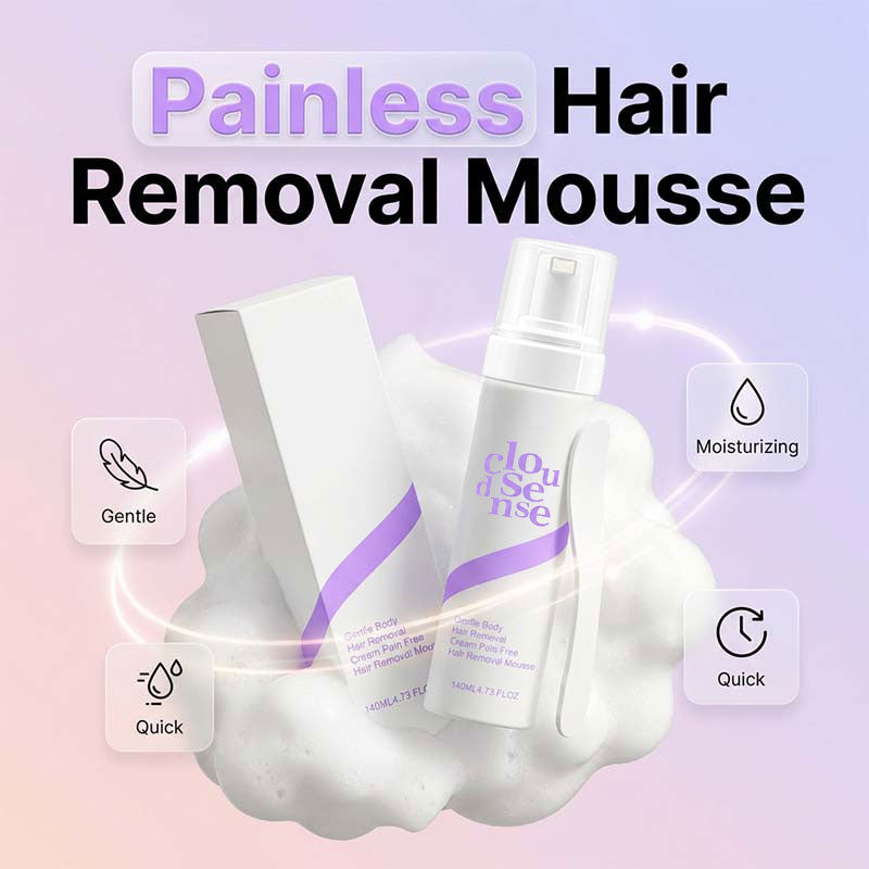 🧴LAST DAY SALE ONLY ￡6.99! 💖Gentle & Painless Hair Removal Cream Duo for Sensitive Skin, Say Goodbye To Unwanted Hair Without Pain👋