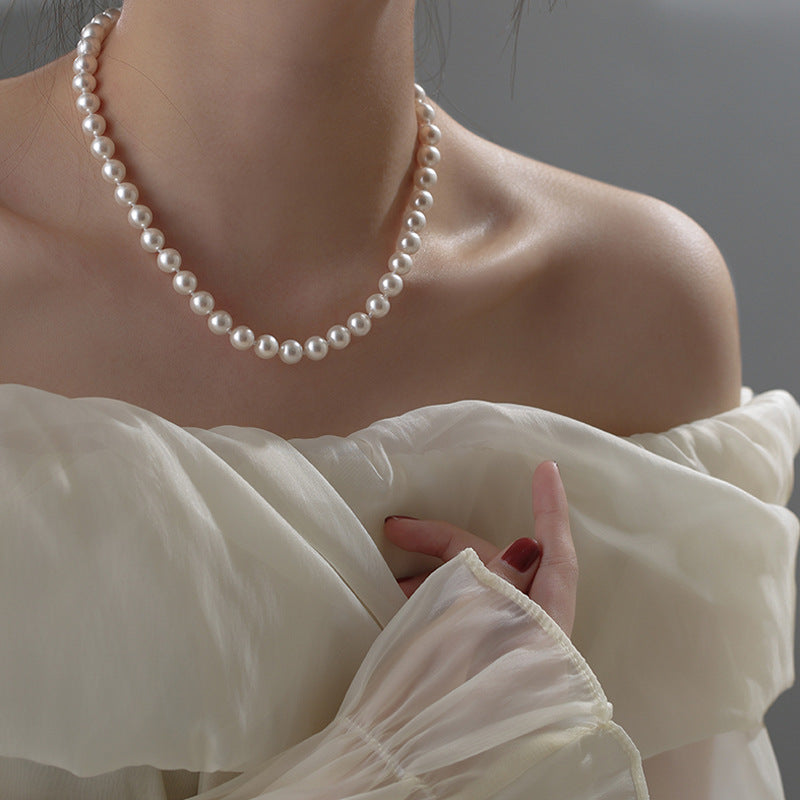 🔥Hot Sale 50% OFF+Gift Box (Free) 🎁 AAAA Pearl Necklace