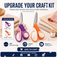 🧵 Cut Through Layers Without Hand Strain – Premium Stainless Steel Pinking Shears. Ergonomic Soft-Grip. Free UK Delivery