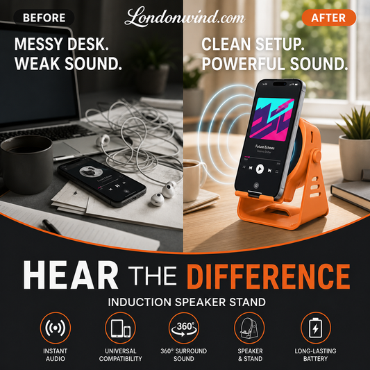🔥 2026 New Viral Gadget 50% OFF 😍 30K+ SOLD | Smart Phone Sound Amplifier Stand – No Bluetooth Needed