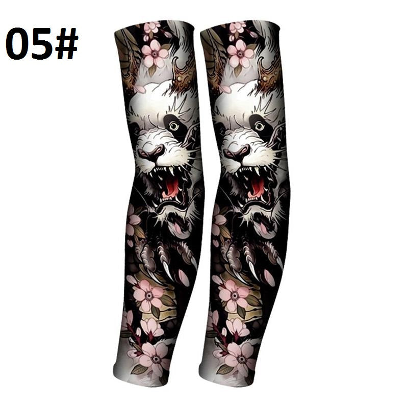 Anti-UV50++ Ice Silk Tatoo Sleeves