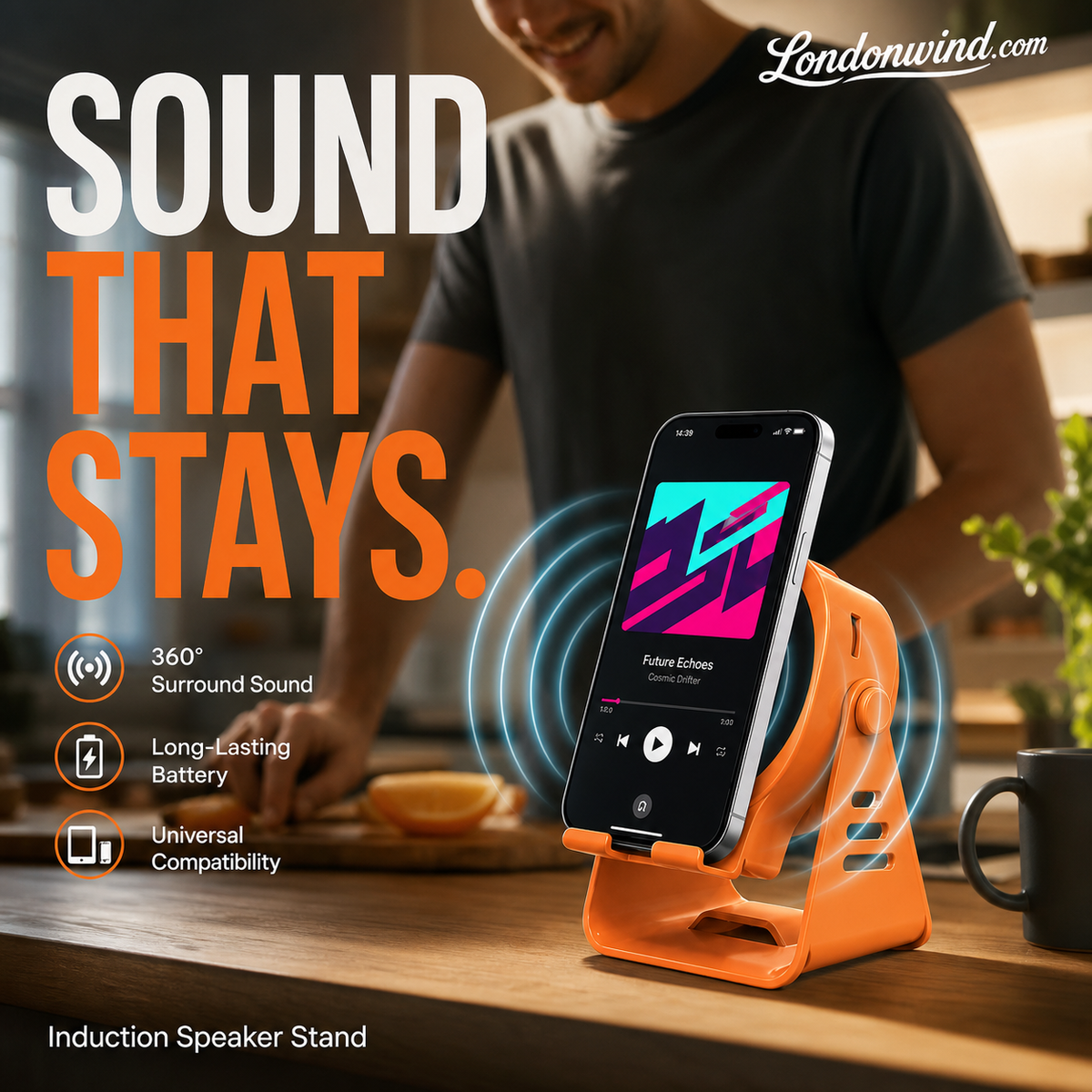 🔥 2026 New Viral Gadget 50% OFF 😍 30K+ SOLD | Smart Phone Sound Amplifier Stand – No Bluetooth Needed