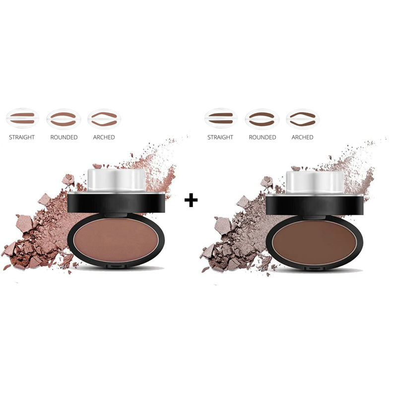 🥳2026 HOT SALE🥳💞50K+ SOLD!🖊️Eyebrow Stamp Powder with Brush – Press & go, perfect brows in seconds. Waterproof, 24h wear, no salon needed. A beauty game‑changer! 💄🌸