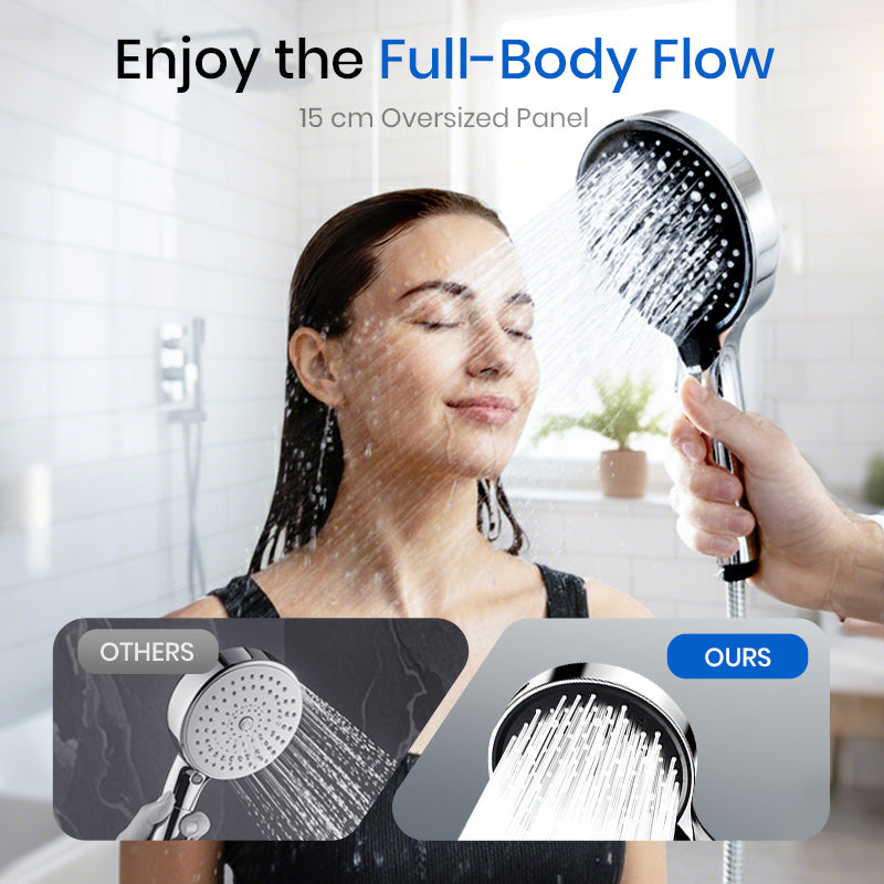 ⏰ LIMITED TIME OFFER 🚿Adjustable High-Pressure Rain Shower💧Saves 38% water, high pressure without wastage