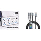 Multi-Outlet Power Strip with Extension Cord