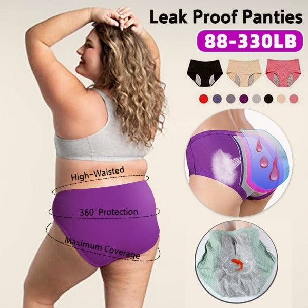 ⏳Last Day-Buy 1 Get 3 Packs🔥2026 Best-Selling🏆LunaBloom™ High-Waist Leak-Proof Panties ✨Butter-soft, ultra-stretchy & discreetly protective 🍃