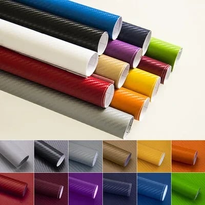 💥Carbon Fiber Car Wrap Vinyl Roll with Air Release