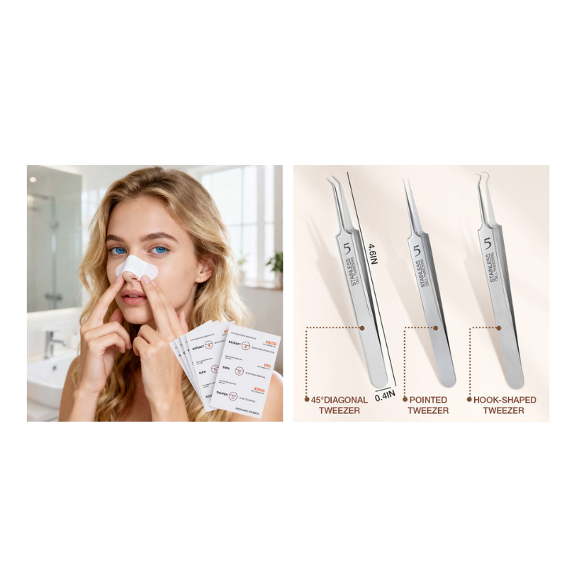 Professional Beauty Salon Tweezers | 2026 New Year Launch 55% OFF | Precision Slant & Pointed Tips for Brows & Lashes | Essential for Makeup Artists & Home Kits 🎆✨
