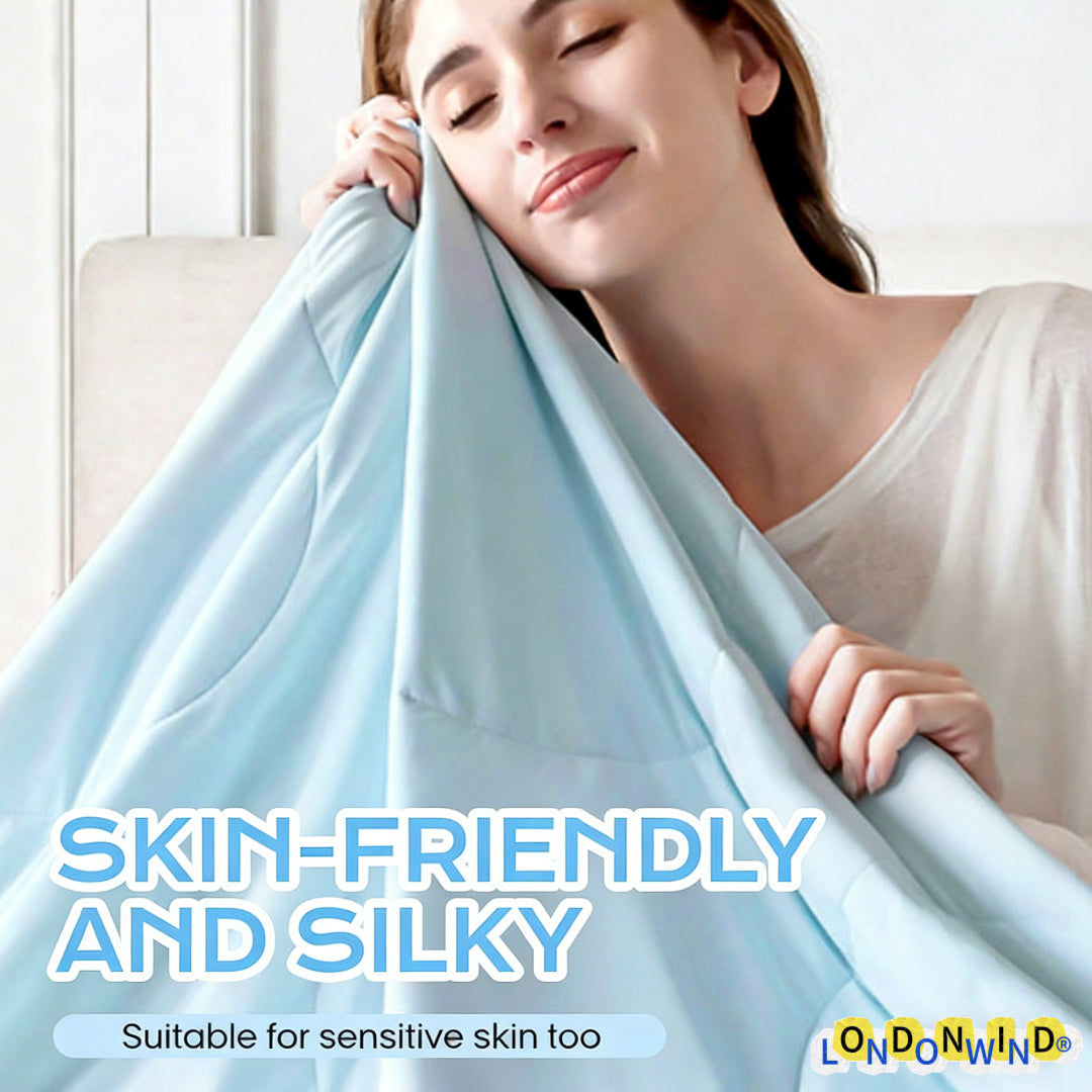 Cooling Summer Blanket ❄️ Light & Breathable for Hot Nights