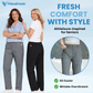 🔥2026 Hot Sale 55% OFF✨Unisex Ultra-thin Loose Casual Pants|🌴Cool-to-the-touch material+Contains spandex for greater elasticity