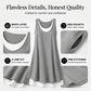 ⏰Last Day Sale 46% Off💃Women's Casual Loose Sleeveless Fake Two Piece Tank Dress