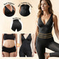 💞50K+ SOLD!🌸High-Stretch V-Neck Jumpsuit – All-day ease for fitness & beyond. Breathable, flexible & effortlessly chic. Your go-to for movement. 🧘‍♀️💫
