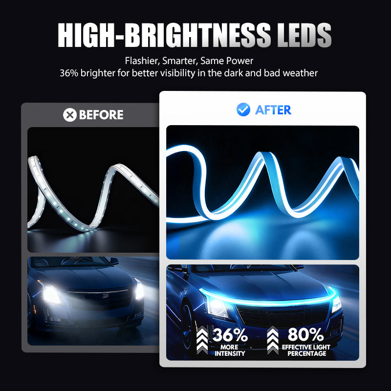 🚦🚗Easy-Install Dynamic LED Kit | Make Your Car the Centre of Attention.🔥