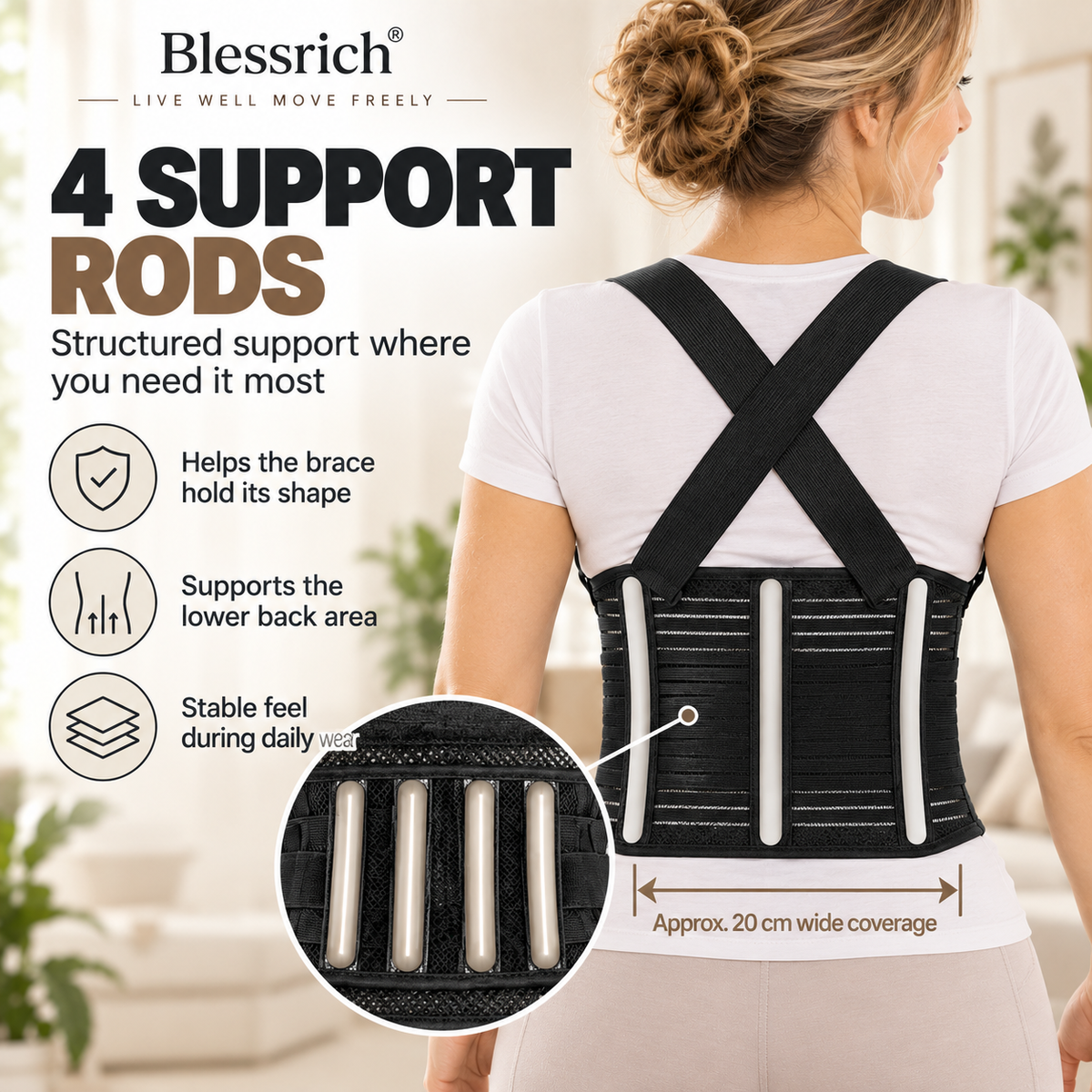 📢📢50% OFF !! ⏰Breathable Posture Corrector - Back Pain Relief & Tummy Control