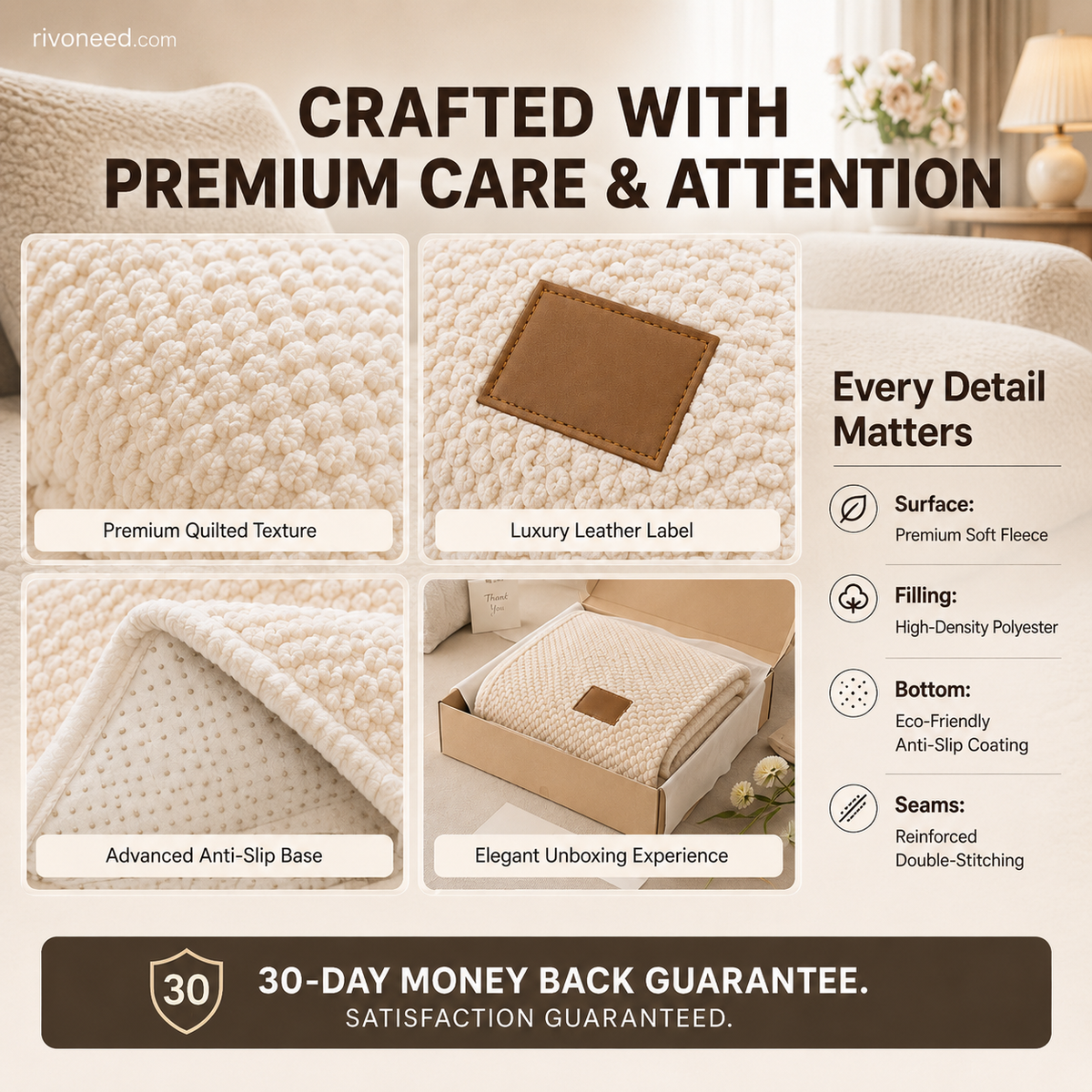 Thickened Non-Slip Washable Sofa Cover