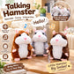 🐹 Last Day Special Price £9.99！✨Talking Hamster Plush – repeats whatever you say, auto head-shaking, hilarious fun for kids & adults.🎁