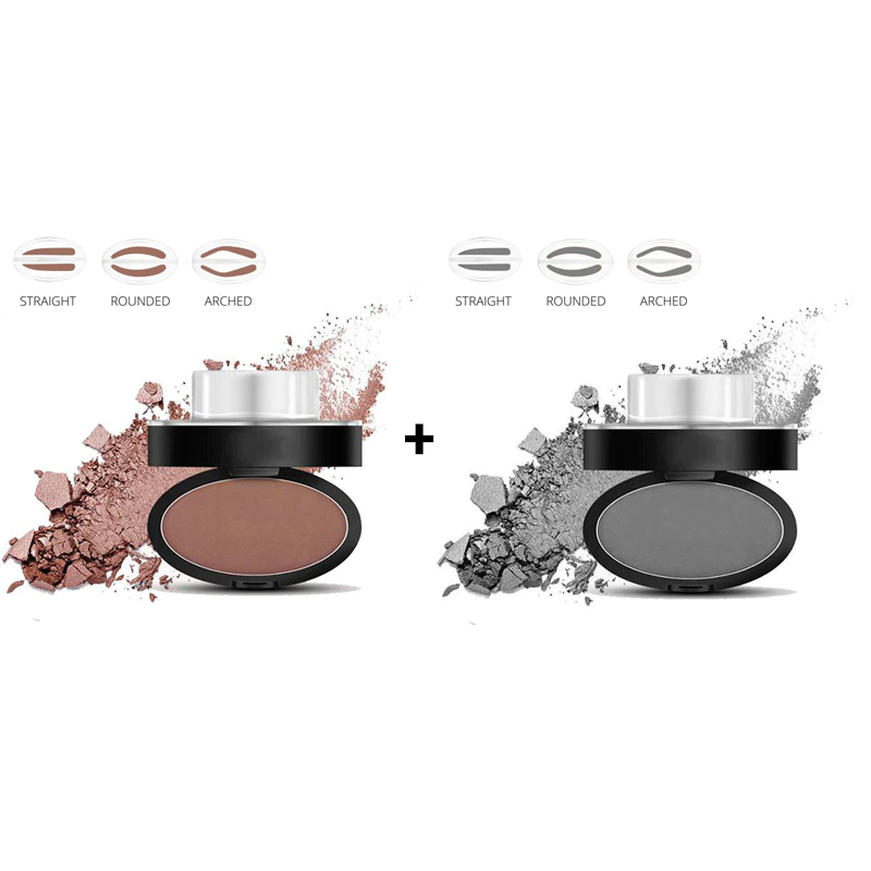 🥳2026 HOT SALE🥳💞50K+ SOLD!🖊️Eyebrow Stamp Powder with Brush – Press & go, perfect brows in seconds. Waterproof, 24h wear, no salon needed. A beauty game‑changer! 💄🌸