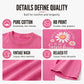 🌼LIMITED TIME 51% OFF! 👕 Vintage Washed Daisy T-Shirt – Soft Breathable Blend, Relaxed Drop Shoulder Fit and Retro Everyday Style