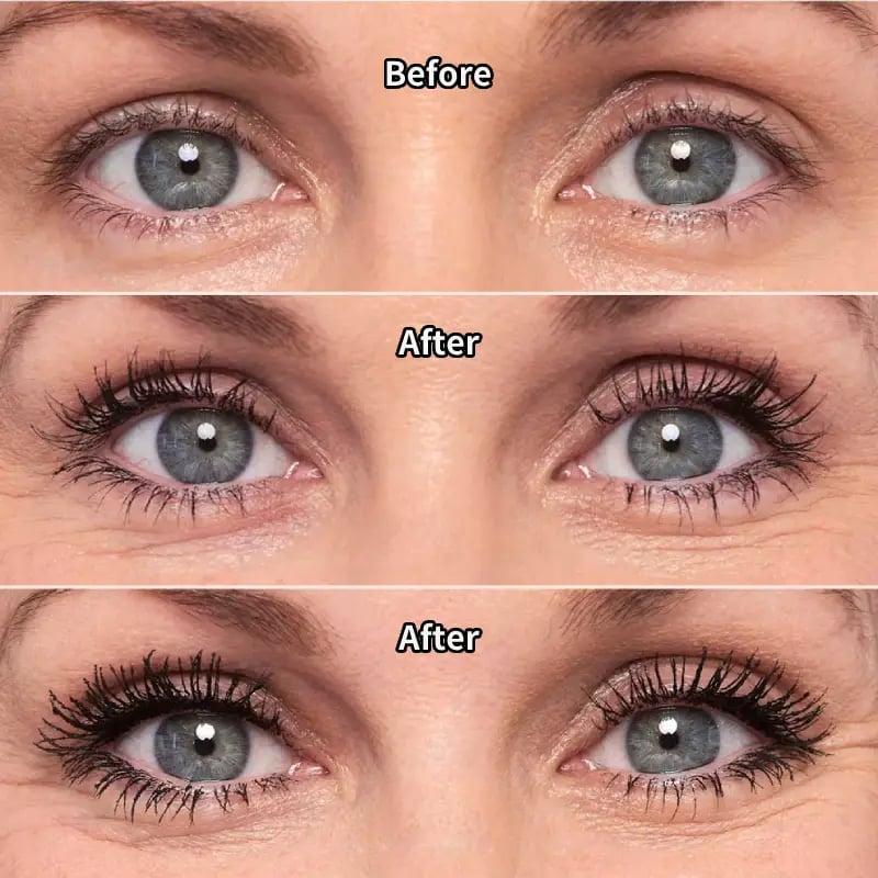 🥳BUY 1 GET 1 FREE:￡8.99!!💞50K+ SOLD!👁️✨ All-Day Beautiful Lashes, Smudge-Proof! Waterproof Fiber Mascara for Natural Volume. 💖💃1