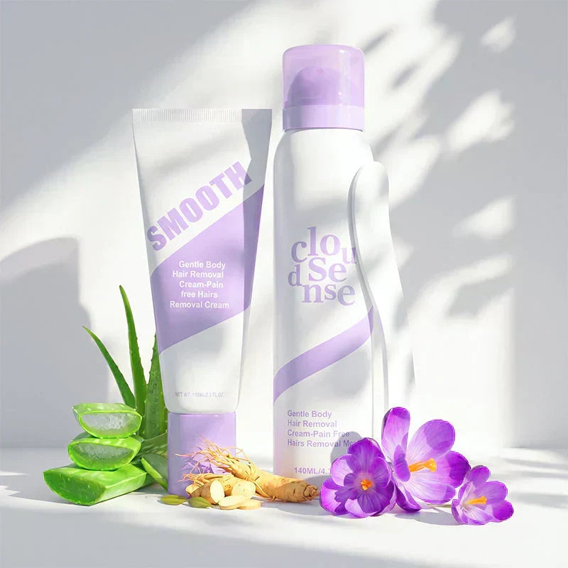 🧴LAST DAY SALE ONLY ￡6.99! 💖Gentle & Painless Hair Removal Cream Duo for Sensitive Skin, Say Goodbye To Unwanted Hair Without Pain👋