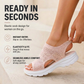 🎁Women's Breathable Knitted Platform Sandals – Comfortable Summer Wedge Sandals, Non-Slip & Lightweight