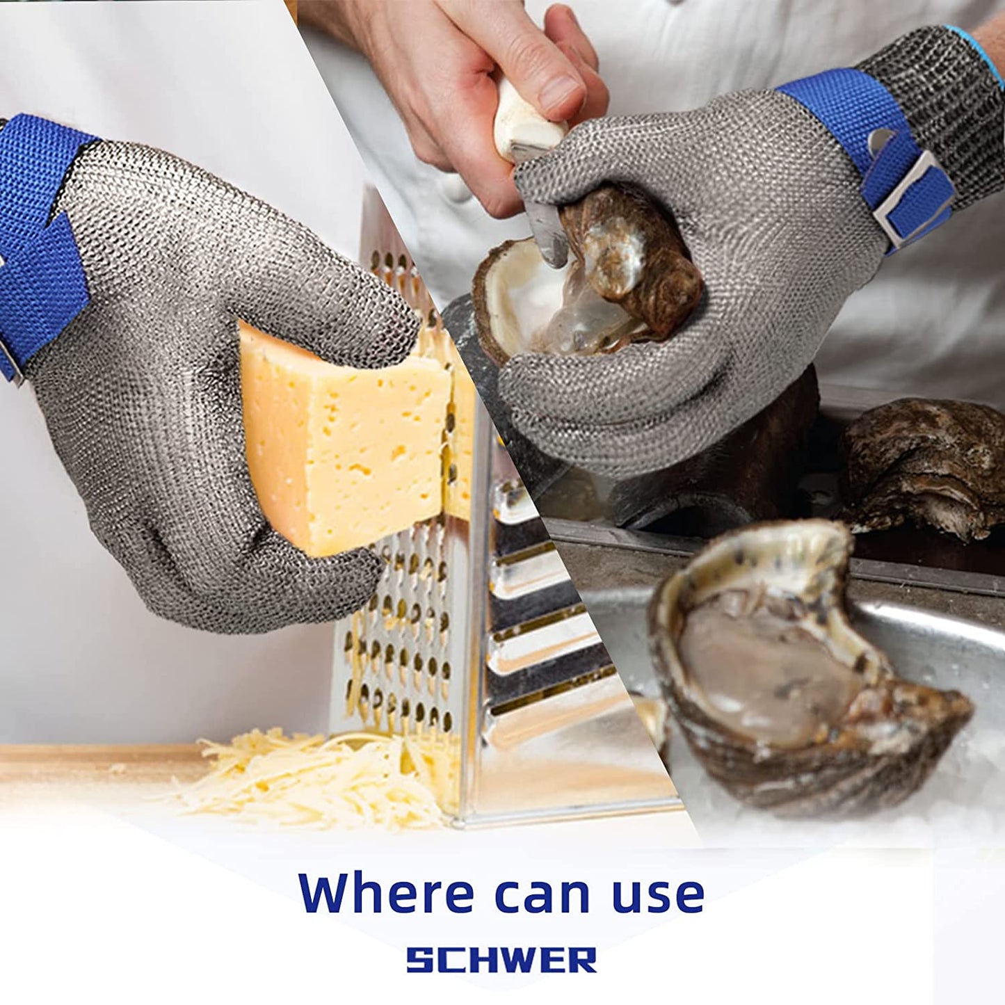 🧤 52% OFF NOW! 🥩 Stainless Steel Mesh Glove – Highest A9 cut level – Perfect for butchers & chefs – no more knife accidents! 🔪🚫