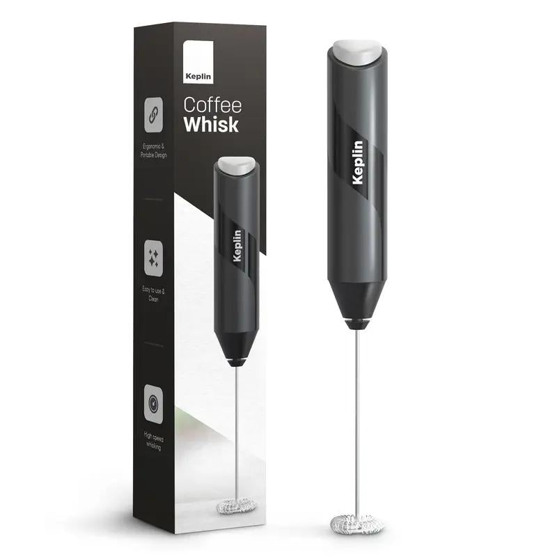 🥛Handheld Electric Milk Frother – 47% OFF | Battery Operated Drink Mixer for Coffee, Latte, Cappuccino, Hot Chocolate & Matcha | Mini Foam Maker with Stand