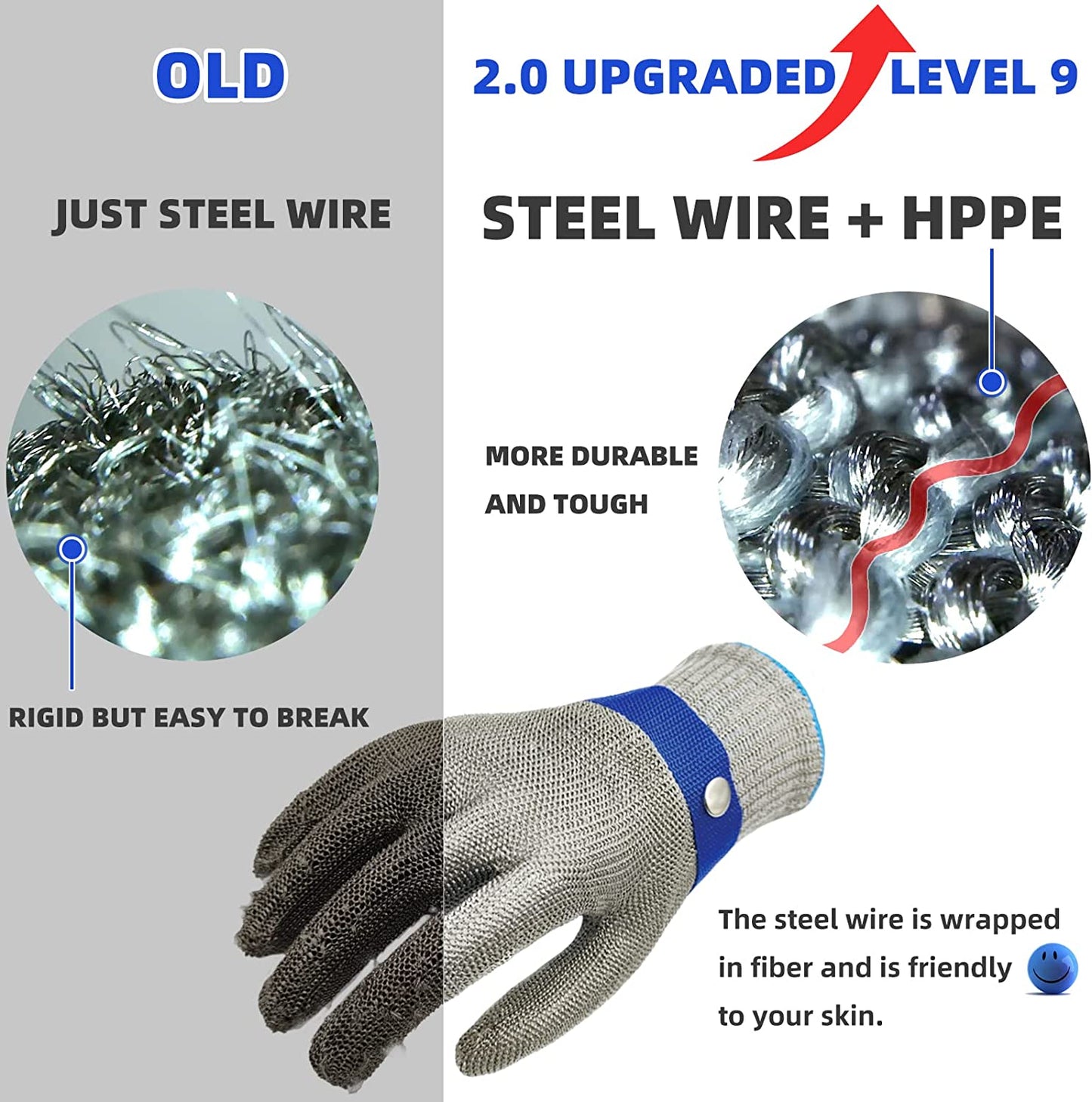 🧤 52% OFF NOW! 🥩 Stainless Steel Mesh Glove – Highest A9 cut level – Perfect for butchers & chefs – no more knife accidents! 🔪🚫
