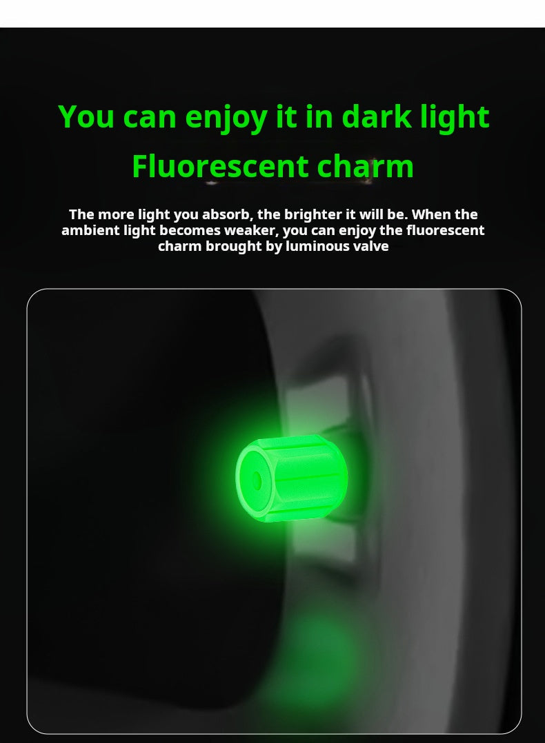 ⏳Limited-time 50% off | Luminous valve cap – Universal Fit