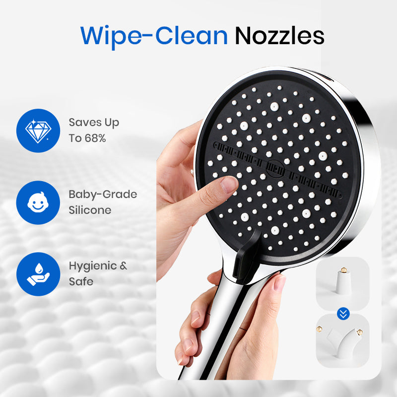 ⏰ LIMITED TIME OFFER 🚿Adjustable High-Pressure Rain Shower💧Saves 38% water, high pressure without wastage