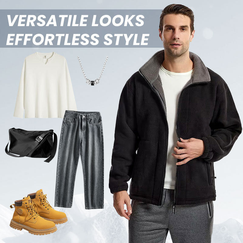 ⏳Hot Sale 50% OFF⏰Two-layer hooded jacket for men