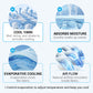 🔥Summer Hot Sale - BUY 1 GET 1 FREE!!⚡50K+ SOLD!❄️Cold Sweat Towel You Can Use Anywhere, Anytime! Reusable Soft Absorbent Cooling Portable