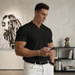 ⏰ Now only 57% off! 💎 Men Gentlemans Business Short Sleeve Fitness T-shirt