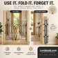 🥳2026 BESTSELLER🥾 Pet Gate – Expandable Metal, No-Drill Setup – Folds Away Neatly – Durable for Daily Use – Ideal for Entryways & Hallways! 🛡️💨