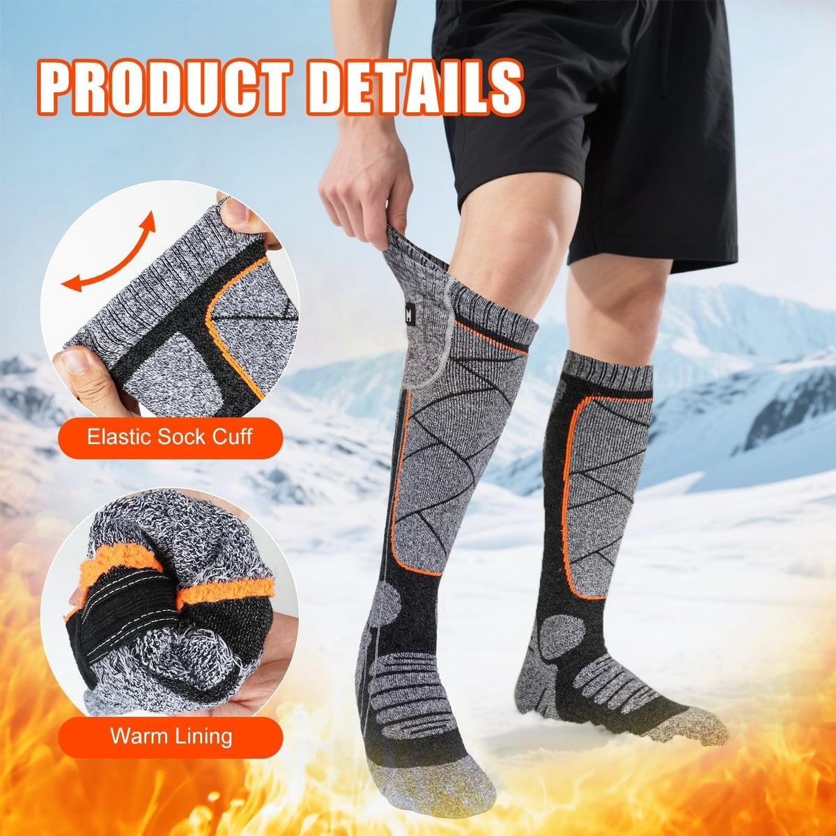 🥳2026 HOT SALE🥳Rechargeable Heated Socks for Men & Women