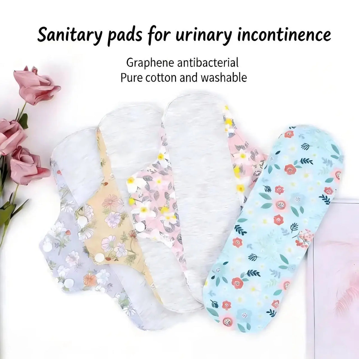 ⭐[1 set of 2] 💧 Stay Confident All Day ✨ Reusable Graphene Protection Pad – Leak-Proof, Soft & Washable