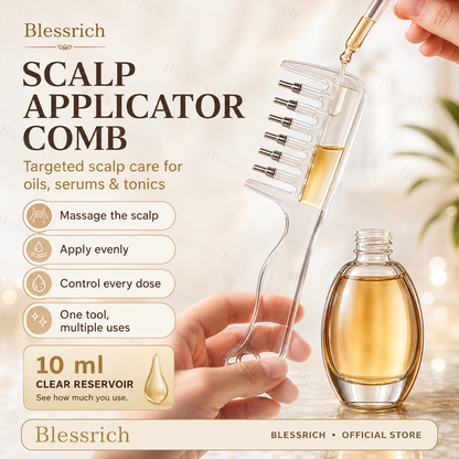 🎁💥LAST DAY SPECIAL PRICE!⏰💕🌟Scalp Serum Applicator Comb